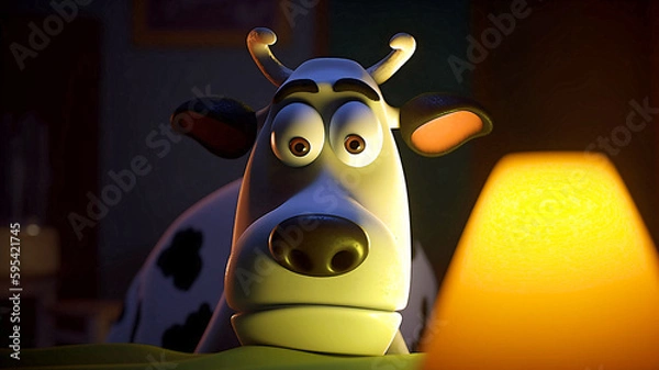 Fototapeta Calf Illustration