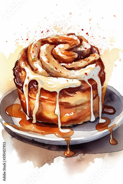 Obraz Cinnamon bun