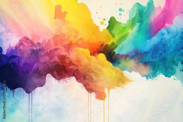 Obraz Watercolor paint background