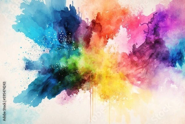 Obraz Watercolor paint background