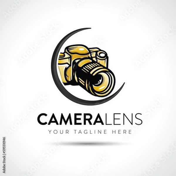 Obraz Camera Logo Design Camera Lens Logo design