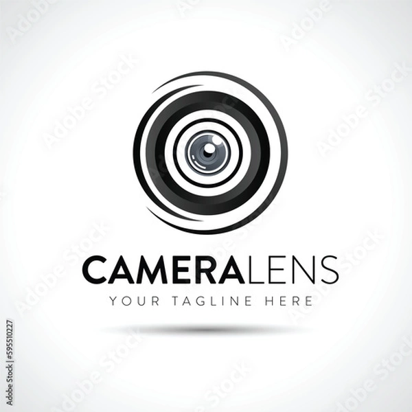Obraz Camera Logo Design Camera Lens Logo design