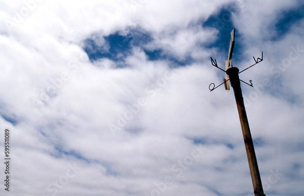 Obraz Rusted weather vane