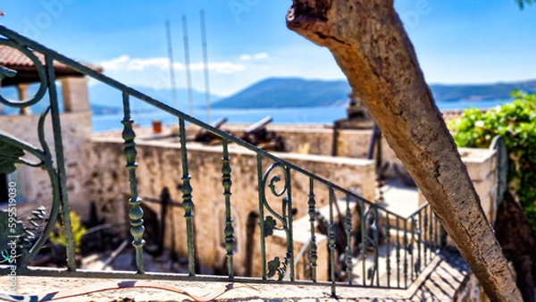Obraz Widok na zatokę ze starego fortu - Herceg Novi