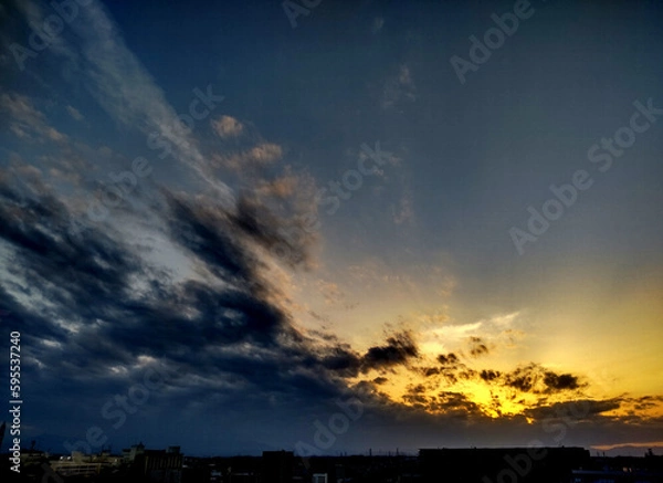 Obraz 夕空-20230423-4（百合ヶ丘）