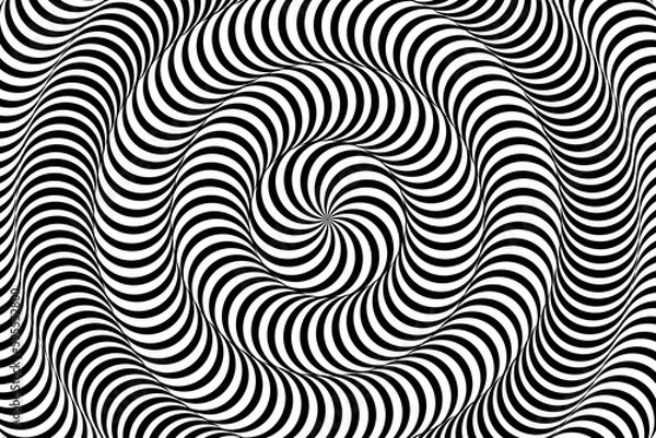 Fototapeta Abstract optical illusion spiral background