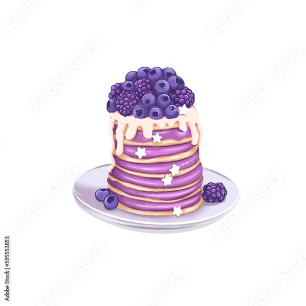 Obraz cake with berries