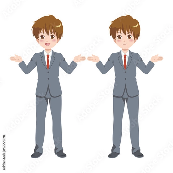 Fototapeta 男性/笑顔