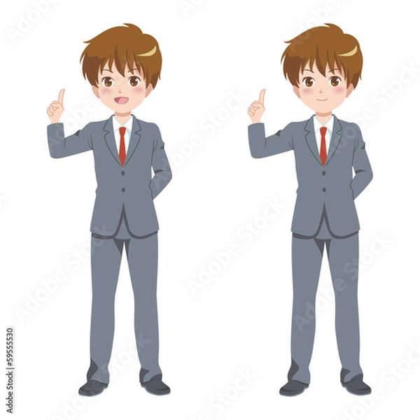 Fototapeta 男性/ポイント