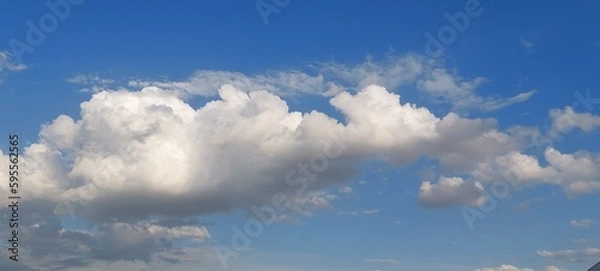 Fototapeta blue sky with clouds