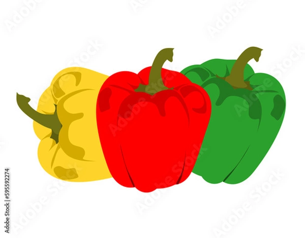 Fototapeta Capsicum or bell pepper