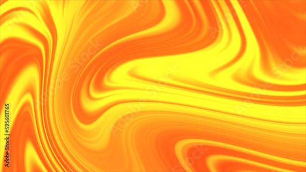 Fototapeta Creative fire burning orange background liquid gradient image. Abstract fluid yellow and orange flame wallpaper illustration
