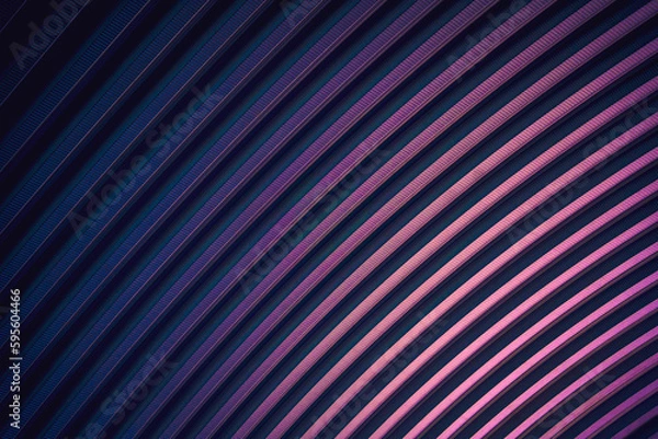 Fototapeta Abstract colored background of spiral metal arch