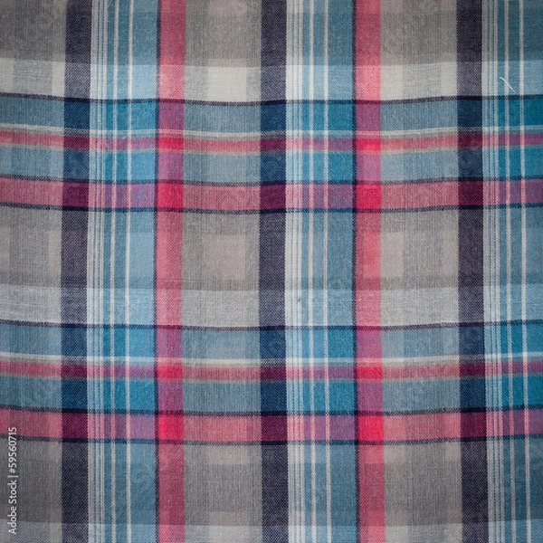 Obraz squared textile texture for background