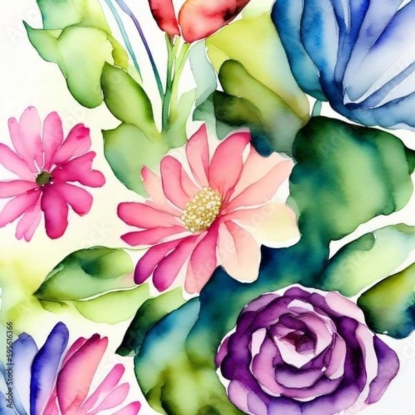 Fototapeta bouquet of flowers