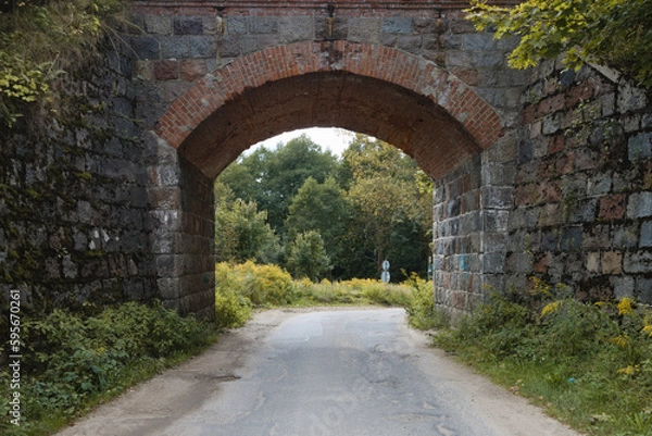 Fototapeta old stone bridge