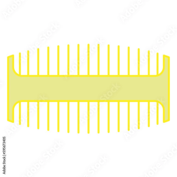 Fototapeta comb icon