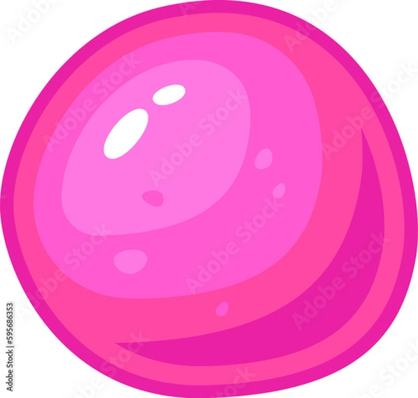 Fototapeta Round Glossy Button