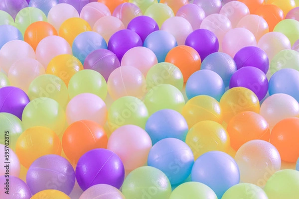 Fototapeta Multicolored balls and textures.
