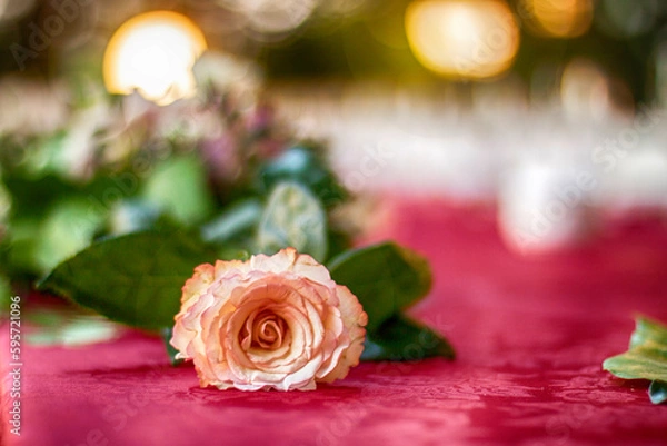 Obraz Flower on a table.