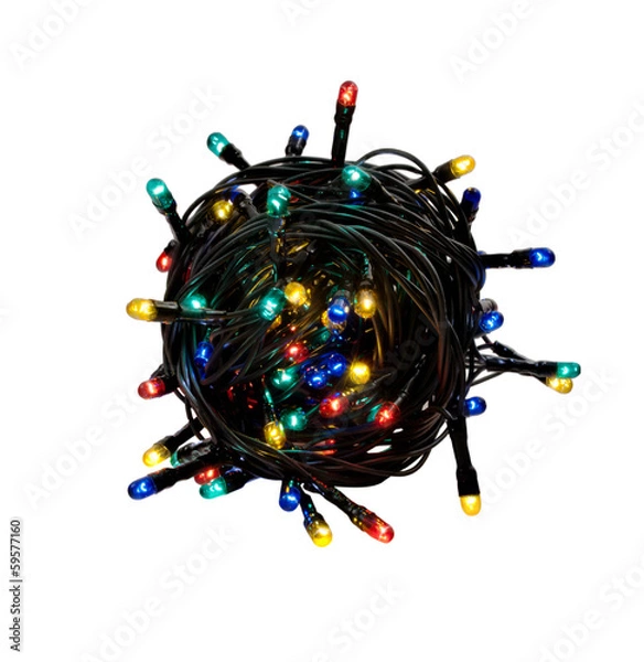 Fototapeta Christmas lights.