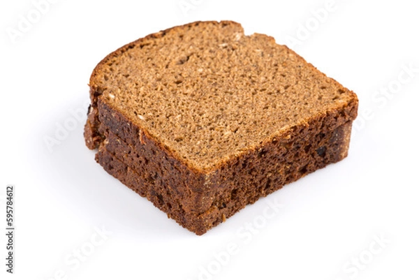 Fototapeta sliced of rye bread