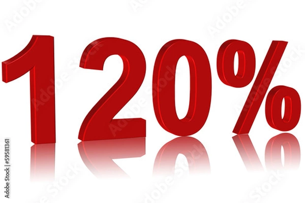Fototapeta 120%