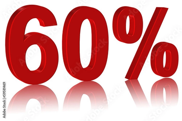 Fototapeta 60%
