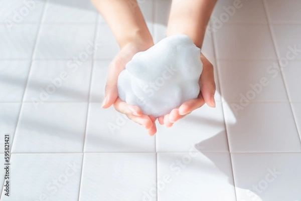 Obraz もこもこ泡洗顔イメージ