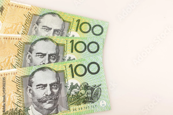 Obraz 100 australische Dollar-Scheine