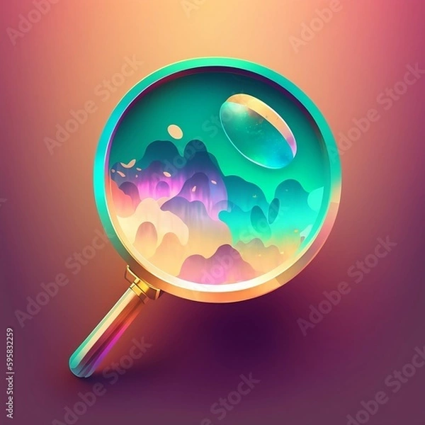 Obraz Magnifying Glass Icon