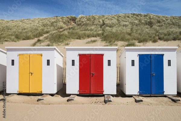 Obraz Woolacombe Beach Huts