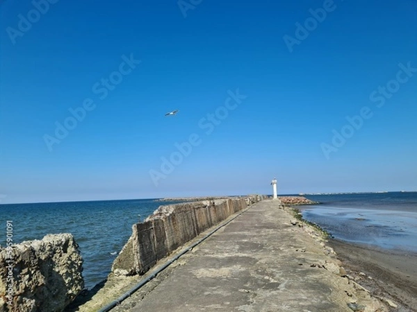 Obraz pier on the beach