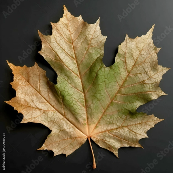 Obraz Fall old Maple leaf