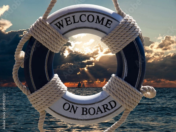 Fototapeta Postcard Sunset