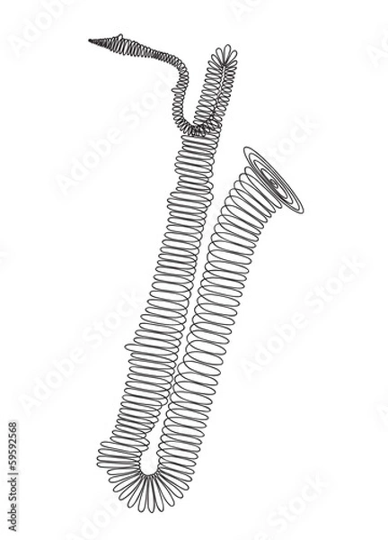 Obraz Saxophone baryton