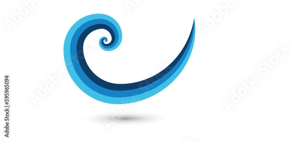 Fototapeta forma, acqua, mare, concetto movimento dell'acqua
