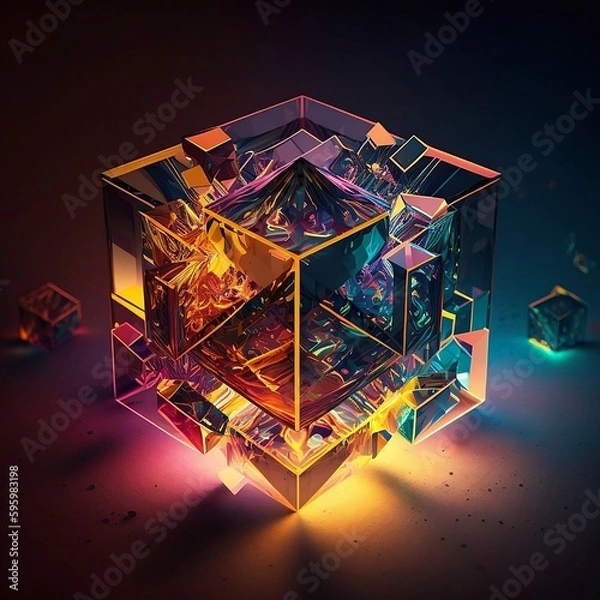 Fototapeta Abstract Art: Inspiring and Unique Backgrounds for Your Projects (ai generated)