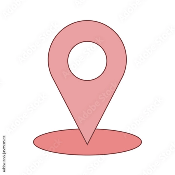 Obraz Location Icon Illustration
