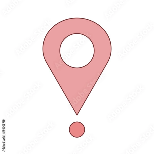Obraz Location Icon Illustration
