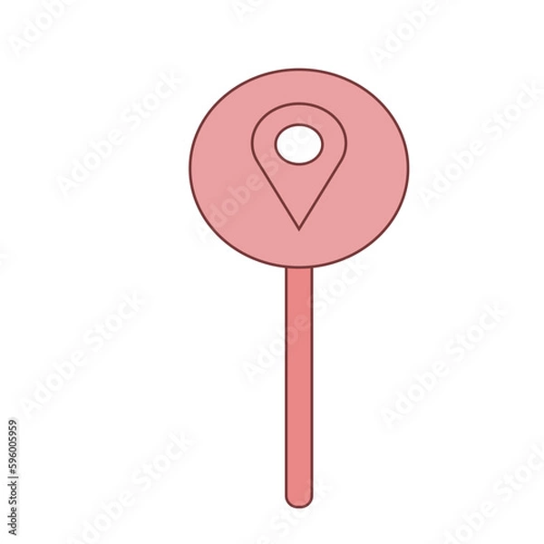 Obraz Location Icon Illustration
