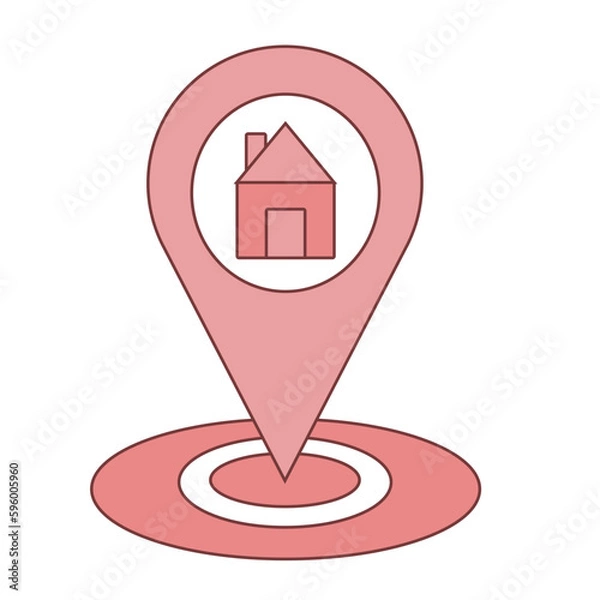 Obraz Location Icon Illustration

