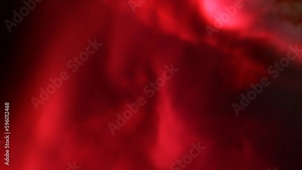 Fototapeta nebula gas cloud in deep outer space, science fiction illustration, colorful space background with stars 3d render