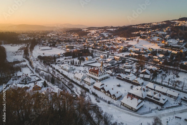 Obraz Nowy Sącz zimą