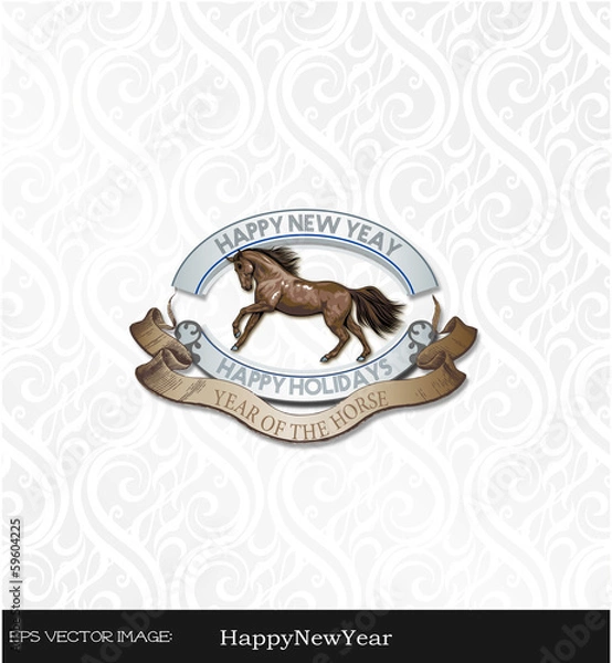 Obraz eps Vector image:Happy New Year!