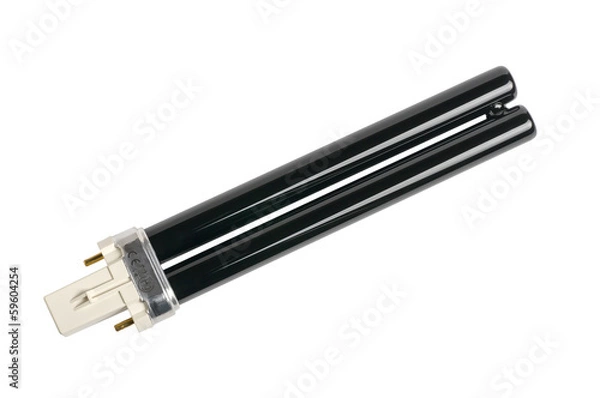 Obraz Fluorescent UV lamp.