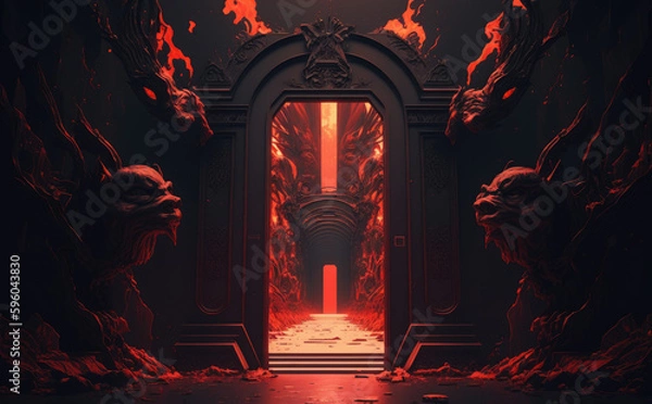 Obraz The gates  to hell