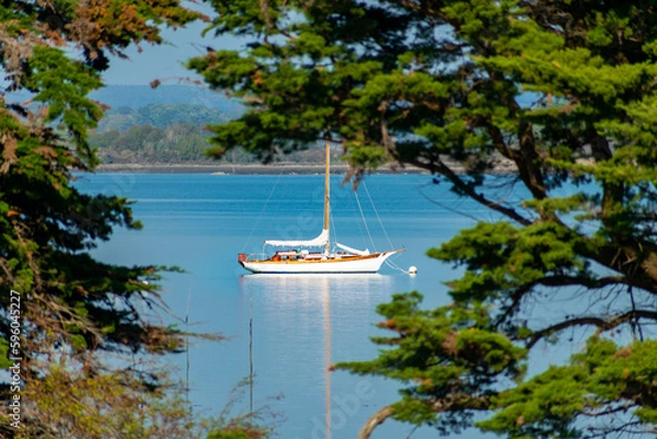 Obraz boat on the sea 