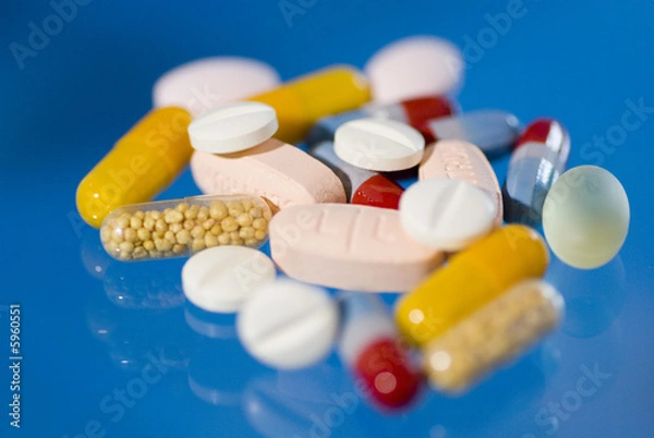 Fototapeta Bunte Tabletten