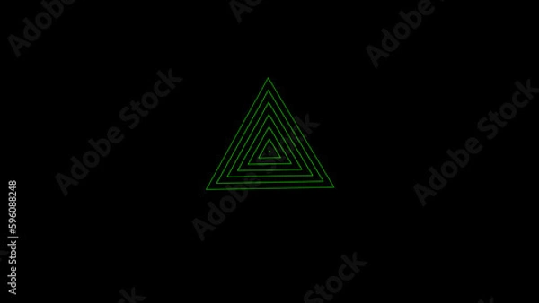 Obraz abstract triangles